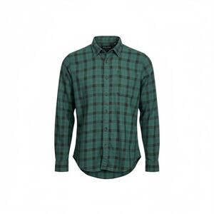 Filson Green Black Flannel Plaid Cotton Women’s Shirt XL Gorpcore